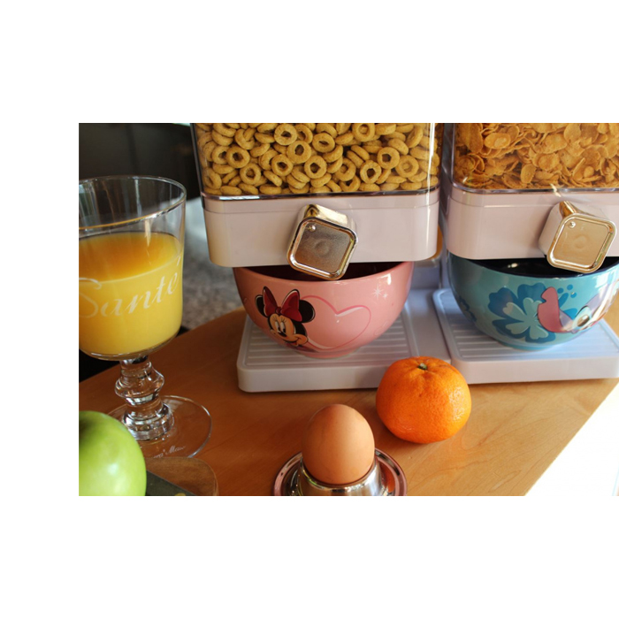 Luxe Dubbele Cornflakes Dispenser Wit - Afbeelding 3