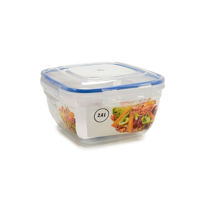 vershoudbakje Fiambrera 2400 ml siliconen blauw