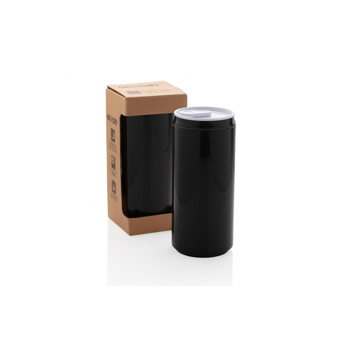 drinkbus Eco 14,8 cm 0,33 L polymelkzuur zwart - Afbeelding 2