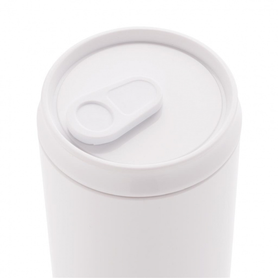 drinkbus Eco 14,8 cm 0,33 L polymelkzuur wit - Afbeelding 2