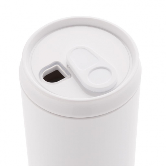 drinkbus Eco 14,8 cm 0,33 L polymelkzuur wit - Afbeelding 3
