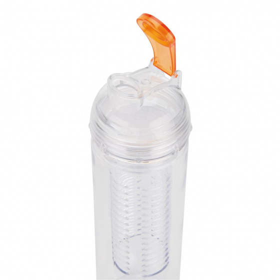 drinkfles 22,7 cm 0,5 liter acryl oranje - Afbeelding 2